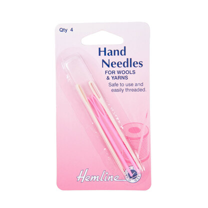 Hemline Plastic Yarn Sewing Needles (Set of 4)