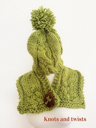 Knots and twists hat