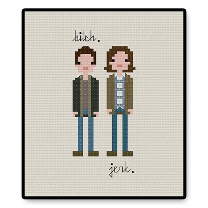 The Winchesters - PDF Cross Stitch Pattern