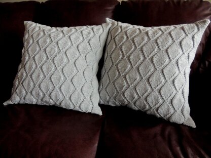 Raised Diamonds Cushion Cover