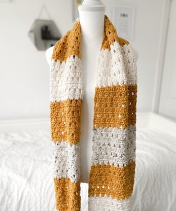 Granny Stripe Scarf