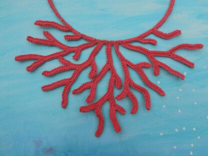 Corchet Coral Necklace
