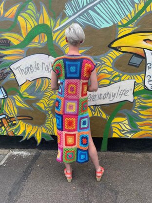 Over The Rainbow Granny Dress