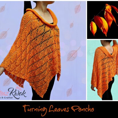 Turning Leaves Poncho