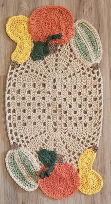 Turkey Table Runner and Autumn Abundance