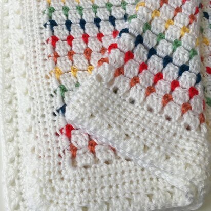 Block Stitch Baby Blanket