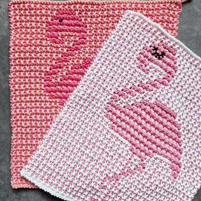 Flamingo Washcloth