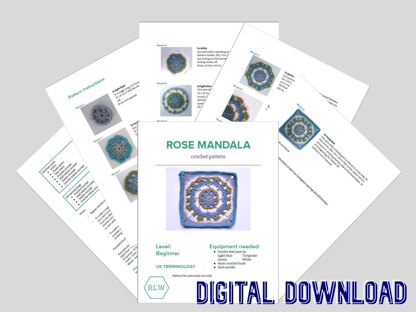 Rose Mandala square