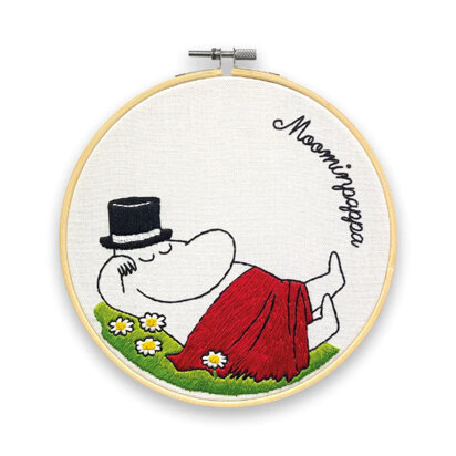 The Crafty Kit Company Ltd Moominpappa Embroidery Kit - 18cm