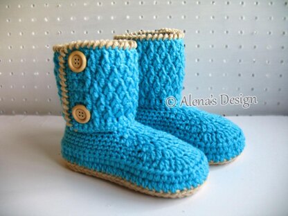 Two-Button Children's Boots