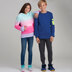Simplicity S9028 Girls & Boys Knot Tops with Hoodie - Paper Pattern, Size A (8-10-12-14-16)