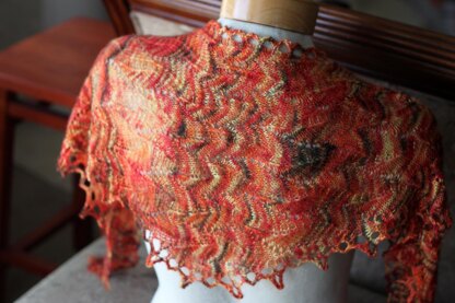 Incendiary Shawl