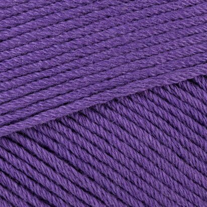 Utopia Crafts Re-Cotton Knitting Yarn, 5x 100g [Viola Purple]