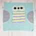 Crochet Pattern Owl Baby Afghan Blanket #348