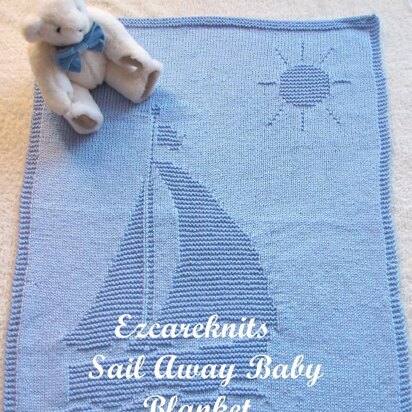 Sail Away Baby Blanket