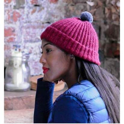 Mistake Stitch Rib Hat in The Fibre Co. Road to China Light - Downloadable PDF