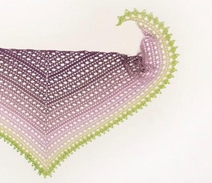 Lavender Cake Shawl