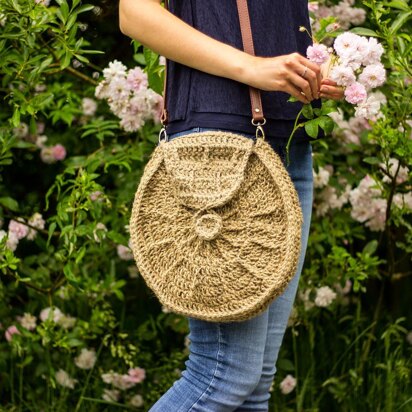 Sunburst circle bag