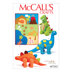 McCall's Dinosaur Plush Toys and AppliquÃ©d Quilt M7553 - Paper Pattern Size One Size Only
