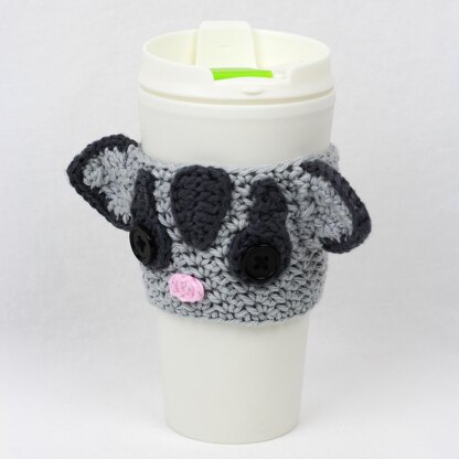 Sassy the Sugar Glider Coffee Cozy