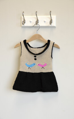 Little Peep Dress in Universal Yarn Little Bird - Downloadable PDF