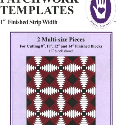 Marti Michell Set Pineapple 1in Finished Quilting Template