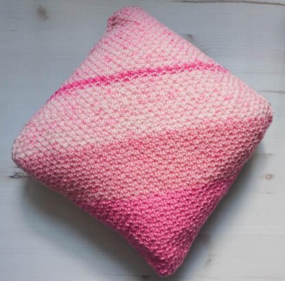 Diagonal Sand Stitch Pillow