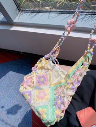 CROCHET FLOWER BAG