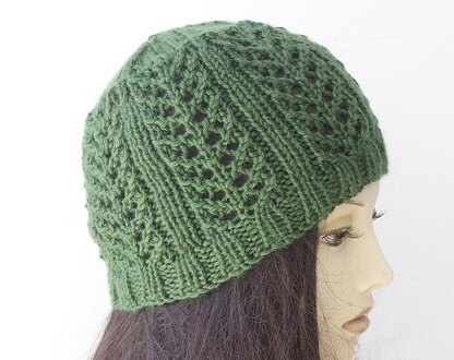 Lace Hat, Cowl, and Fingerless Gloves