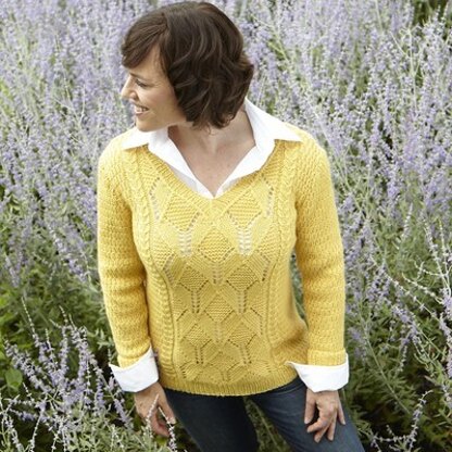 665 Thatch Pullover - Jumper Knitting Pattern for Women in Valley Yarns Colrain