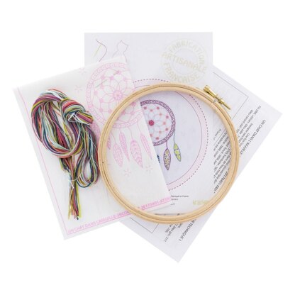 Un Chat Dans L'Aiguille Dreamcatcher Contemporary Printed Embroidery Kit