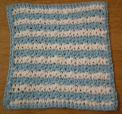 Simple Dishcloth, Practice Single Crochet (Sc)