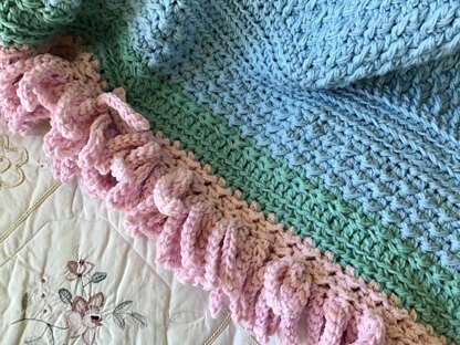 The Confetti Fringe Baby Blanket