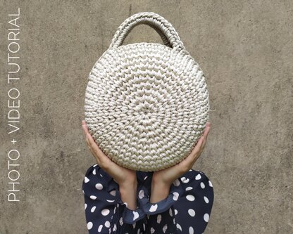 Crochet rope bag pattern sale