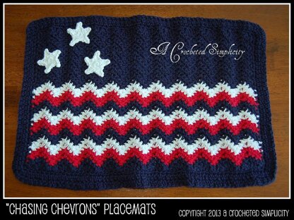 "Chasing Chevrons" Placemat