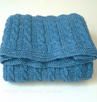 Baby Blanket ' Classic Cable'