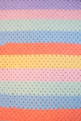 Braided Multicolored Blanket Pattern