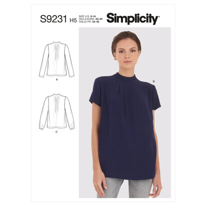 Simplicity Misses' Blouses S9231 - Sewing Pattern