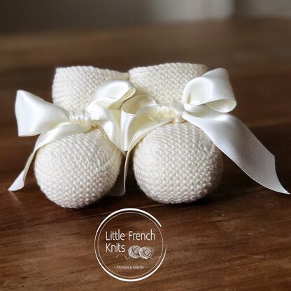 Baby Booties Garter st.