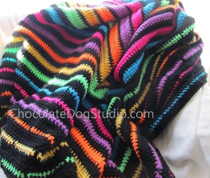 Neon Stripe Blanket