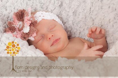 Zoey Headband with Loopy Flower