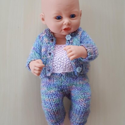Track Suit Set for Baby Doll