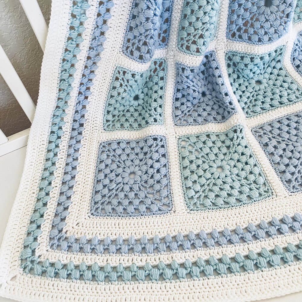 Granny Square Baby Blanket (Cascade version) Crochet Kit