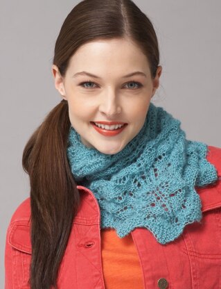Chevron Lace Shawl or Scarf in Patons Lace