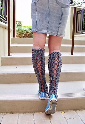 Fishnet Leg Warmers, Lace Leg Warmers