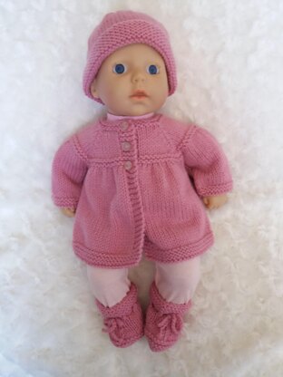 Knitted baby sales doll pattern