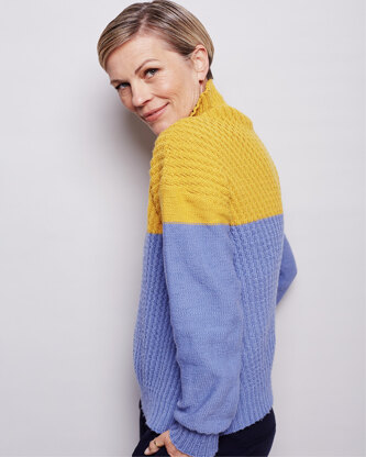 Ester Jumper - Knitting Pattern For Women in MillaMia Naturally Soft Merino by MillaMia
