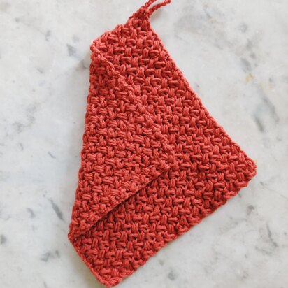 Simple textured dishcloth