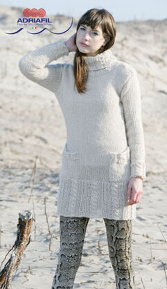Ingrid Sweater in Adriafil Llama