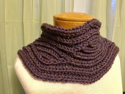 Brown County Brioche Cowl